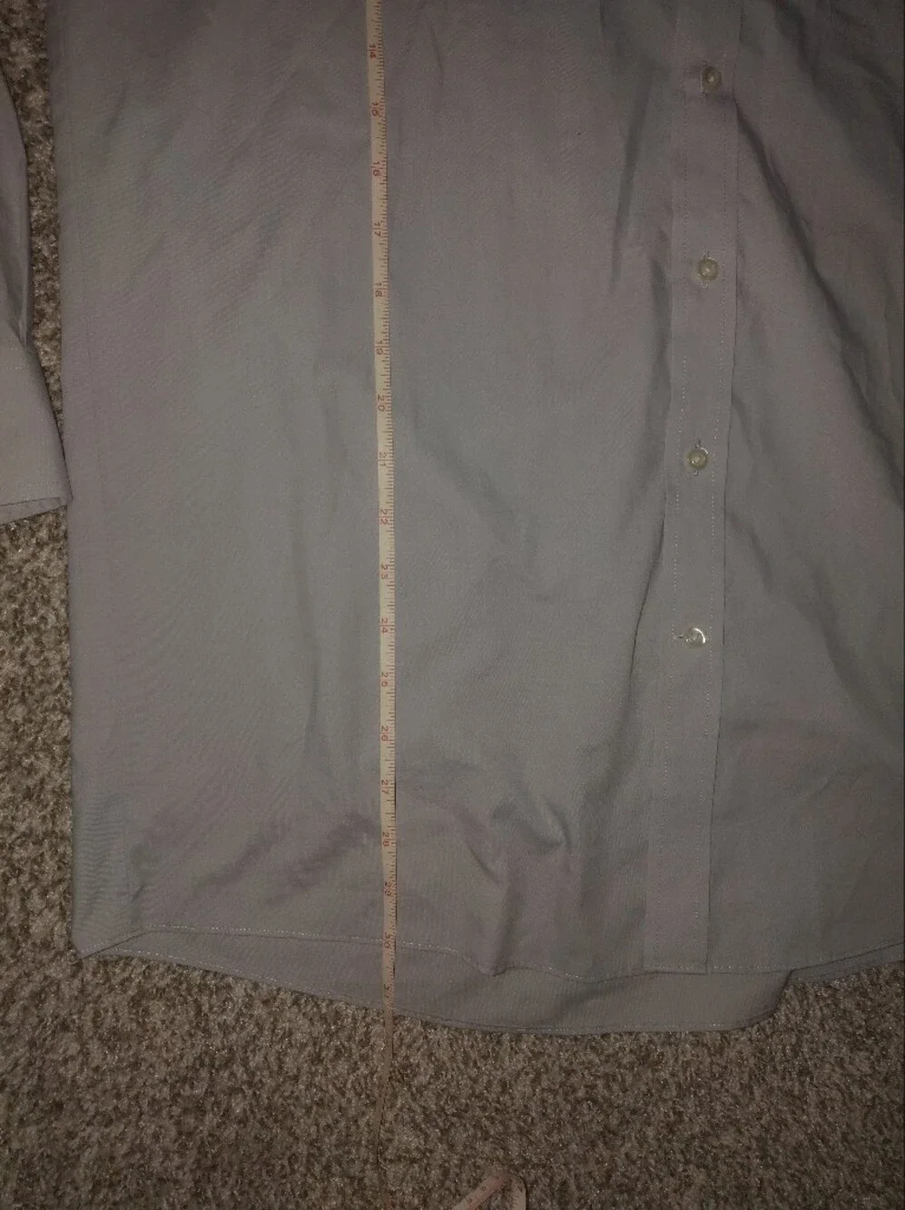 Oversized Light Blue Men's Button Down - Unisex M/32/33 Regular Fit